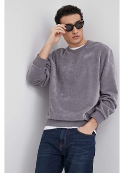 Calvin Klein Jeans bluza J30J319709.PPYY męska kolor szary gładka ze sklepu ANSWEAR.com w kategorii Bluzy męskie - zdjęcie 135050598