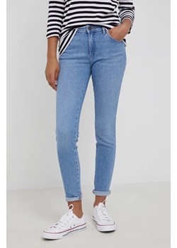 Wrangler jeansy SKINNY IN THE CLOUDS damskie medium waist ze sklepu ANSWEAR.com w kategorii Jeansy damskie - zdjęcie 135078447