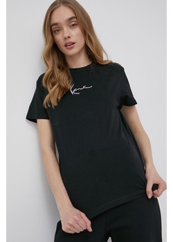 Karl Kani t-shirt bawełniany kolor czarny ze sklepu ANSWEAR.com w kategorii Bluzki damskie - zdjęcie 135088936