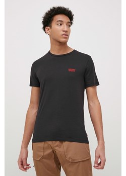 Levi&apos;s t-shirt bawełniany (2-pack) z nadrukiem 79681.0026-Neutrals ze sklepu ANSWEAR.com w kategorii T-shirty męskie - zdjęcie 135092667