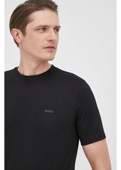 BOSS t-shirt bawełniany kolor czarny 50468347 ze sklepu ANSWEAR.com w kategorii T-shirty męskie - zdjęcie 135097057