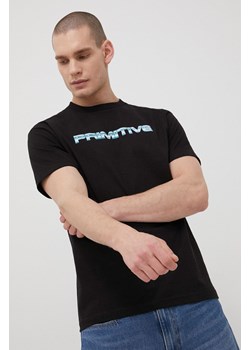 Primitive t-shirt bawełniany x Terminator kolor czarny z nadrukiem ze sklepu ANSWEAR.com w kategorii T-shirty męskie - zdjęcie 135098479