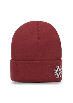 Damska czapka z broszką z literą „W” bordowa ze sklepu WITTCHEN w kategorii Czapki zimowe damskie - zdjęcie 135116478