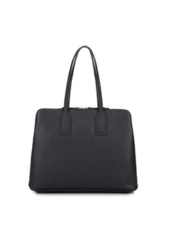 Damska torba na laptopa ze skóry groszkowej ze sklepu WITTCHEN w kategorii Torby na laptopa - zdjęcie 135118269