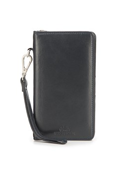 Damski portfel skórzany z kieszenią na telefon ze sklepu WITTCHEN w kategorii Portfele damskie - zdjęcie 135119576