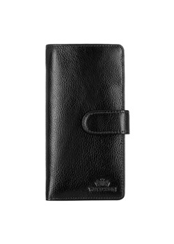 Damski portfel skórzany na napę średni czarny ze sklepu WITTCHEN w kategorii Portfele damskie - zdjęcie 135128186