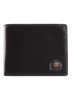 Męski portfel ze skóry z herbem bez zapięcia czarny ze sklepu WITTCHEN w kategorii Portfele męskie - zdjęcie 135129109