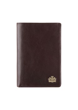 Męski portfel skórzany z podzielonym wnętrzem ciemny brąz ze sklepu WITTCHEN w kategorii Portfele męskie - zdjęcie 135129618