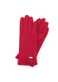 Damskie rękawiczki wełniane z kokardką ze sklepu WITTCHEN w kategorii Rękawiczki damskie - zdjęcie 135131436