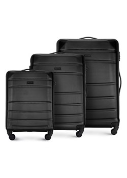 Zestaw walizek z ABS-u żłobionych ze sklepu WITTCHEN w kategorii Walizki - zdjęcie 135132325