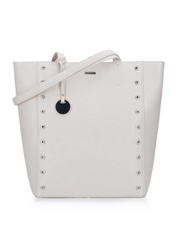 Torebka shopperka z nitowanymi bokami ze sklepu WITTCHEN w kategorii Torby Shopper bag - zdjęcie 135137438
