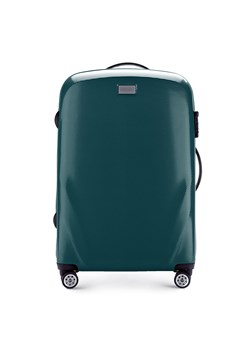 Średnia walizka z polikarbonu jednokolorowa ze sklepu WITTCHEN w kategorii Walizki - zdjęcie 135140846