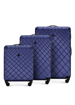 Zestaw walizek z ABS-u z deseniem ze sklepu WITTCHEN w kategorii Walizki - zdjęcie 135141515