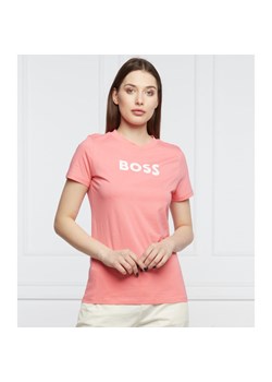 BOSS T-shirt C_Elogo_5 | Regular Fit ze sklepu Gomez Fashion Store w kategorii Bluzki damskie - zdjęcie 135171885