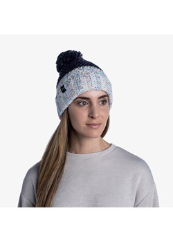 Czapka zimowa uniseks BUFF KNITTED & POLAR HAT JANNA NIGHT BLUE - niebieski ze sklepu Sportstylestory.com w kategorii Czapki zimowe damskie - zdjęcie 135206478