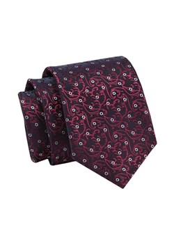 Męski Krawat - 6cm - Angelo di Monti - Bordowy Wzór Orientalny KRADM1912 ze sklepu JegoSzafa.pl w kategorii Krawaty - zdjęcie 135246868