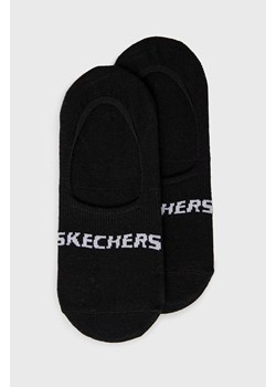 Skechers skarpetki (2-pack) kolor czarny ze sklepu ANSWEAR.com w kategorii Skarpetki damskie - zdjęcie 135274749