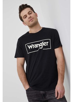 T-shirt męski Wrangler - ANSWEAR.com