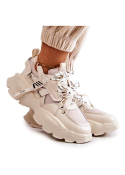 Buty Sportowe Sneakersy GOE JJ2N4082 Beżowe beżowy ze sklepu ButyModne.pl w kategorii Buty sportowe damskie - zdjęcie 135348997