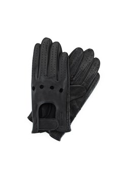 Rękawiczki samochodowe męskie ze skóry licowej czarne ze sklepu WITTCHEN w kategorii Rękawiczki męskie - zdjęcie 135364065