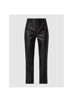 Spodnie z imitacji skóry z prostymi nogawkami model ‘Tinetta’ ze sklepu Peek&Cloppenburg  w kategorii Spodnie damskie - zdjęcie 135451276