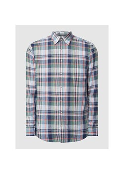 Koszula lniana o kroju regular fit ze sklepu Peek&Cloppenburg  w kategorii Koszule męskie - zdjęcie 135452356