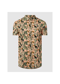 Koszula męska MCNEAL z klasycznym kołnierzykiem w abstrakcyjne wzory młodzieżowa 
