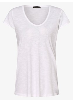 Drykorn T-shirt damski Kobiety Bawełna biały jednolity ze sklepu vangraaf w kategorii Bluzki damskie - zdjęcie 135476169