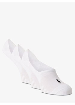 Polo Ralph Lauren Damskie skarpety do obuwia sportowego pakowane po 3 szt. Kobiety drobna dzianina biały jednolity ze sklepu vangraaf w kategorii Skarpetki damskie - zdjęcie 135477947