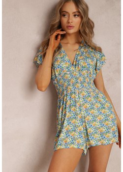 Jasnoniebieski Kombinezon Delameia ze sklepu Renee odzież w kategorii Kombinezony damskie - zdjęcie 135479428