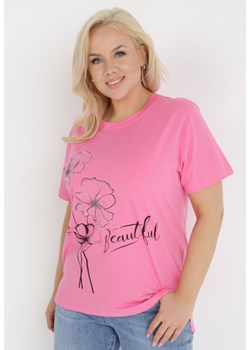 Różowa Bluzka Kalythia ze sklepu Born2be Odzież w kategorii Bluzki damskie - zdjęcie 135480243