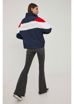Tommy Jeans kurtka DW0DW12620.PPYY damska kolor granatowy przejściowa ze sklepu ANSWEAR.com w kategorii Kurtki damskie - zdjęcie 135482925