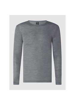 Bluzka z długim rękawem z mieszanki żywej wełny i jedwabiu ze sklepu Peek&Cloppenburg  w kategorii T-shirty męskie - zdjęcie 135503948