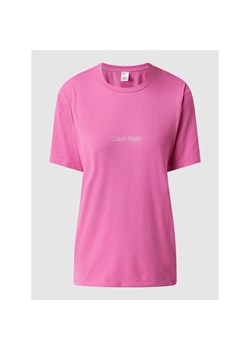 T-shirt z nadrukiem z logo ze sklepu Peek&Cloppenburg  w kategorii Bluzki damskie - zdjęcie 135504846