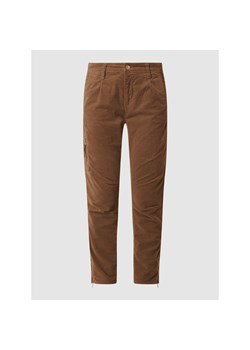 Spodnie sztruksowe ze zwężaną nogawką model ‘Rich’ ze sklepu Peek&Cloppenburg  w kategorii Spodnie damskie - zdjęcie 135512689