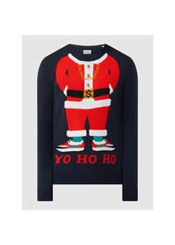 Sweter z motywem dzwoneczka model ‘Santa Jing’ ze sklepu Peek&Cloppenburg  w kategorii Swetry męskie - zdjęcie 135514477
