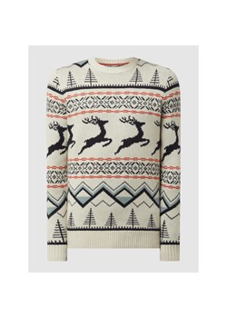 Sweter męski Tom Tailor w abstrakcyjnym wzorze 
