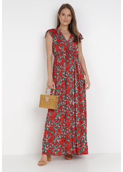 Czerwona Sukienka Metinise ze sklepu Born2be Odzież w kategorii Sukienki - zdjęcie 135575649