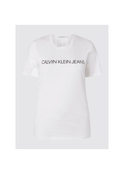 Moda Bluzki Bluzki bez rękawów Calvin Klein Bluzka bez r\u0119kaw\u00f3w czarny-bia\u0142y Na ca\u0142ej powierzchni 