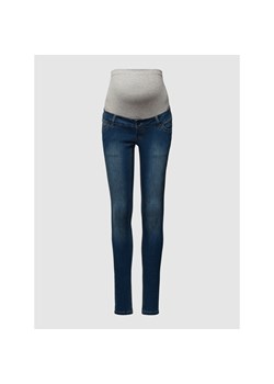 Jeansy ciążowe o kroju slim fit z dodatkiem streczu ze sklepu Peek&Cloppenburg  w kategorii Spodnie ciążowe - zdjęcie 135616525