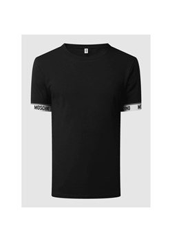 T-shirt z paskami z logo ze sklepu Peek&Cloppenburg  w kategorii T-shirty męskie - zdjęcie 135618949