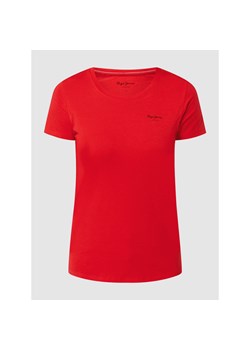 T-shirt z dodatkiem streczu model ‘Bellrose’ ze sklepu Peek&Cloppenburg  w kategorii Bluzki damskie - zdjęcie 135621249