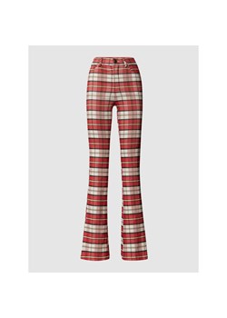 Spodnie materiałowe z wzorem w kratę ze sklepu Peek&Cloppenburg  w kategorii Spodnie damskie - zdjęcie 135623387