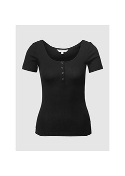 T-shirt z efektem prążkowania ze sklepu Peek&Cloppenburg  w kategorii Bluzki damskie - zdjęcie 135623489
