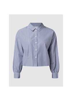 Bluzka o pudełkowym kroju z bawełny ze sklepu Peek&Cloppenburg  w kategorii Koszule damskie - zdjęcie 135623576