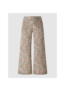 Luźne spodnie z wiskozy model ‘Goch’ ze sklepu Peek&Cloppenburg  w kategorii Spodnie damskie - zdjęcie 135623677