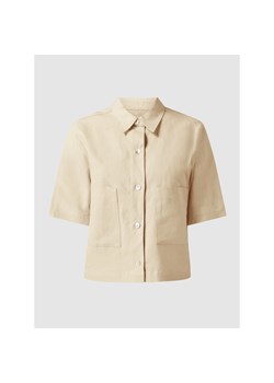 Bluzka o pudełkowym kroju z mieszanki lnu ze sklepu Peek&Cloppenburg  w kategorii Koszule damskie - zdjęcie 135625266