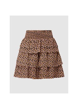 Spódnica mini z bawełny ekologicznej z efektem stopniowania model ‘Nanna’ ze sklepu Peek&Cloppenburg  w kategorii Spódnice - zdjęcie 135630285
