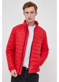HUGO kurtka męska kolor czerwony zimowa 50468719 ze sklepu ANSWEAR.com w kategorii Kurtki męskie - zdjęcie 135706386