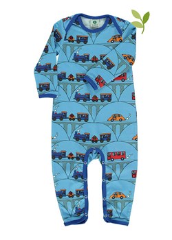 Rampers "Train" w kolorze błękitnym ze sklepu Limango Polska w kategorii Odzież dla niemowląt - zdjęcie 135730465